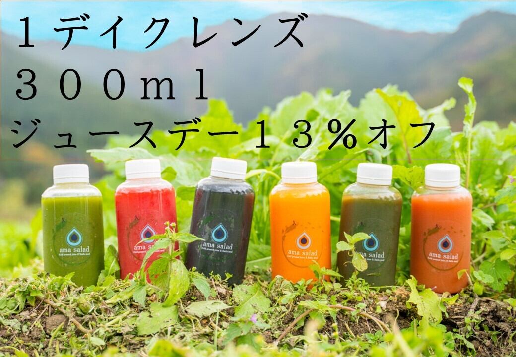 ジュースデー20%オフ1デイクレンズ【300ml*6本】