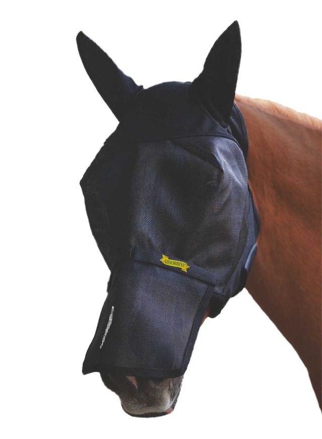 ABSORBINE UltraShield Fly Mask アブソルビン フライマスク 耳有り［お届け目安：2〜3週間］