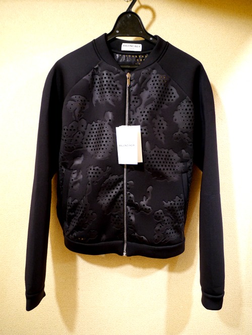 新品同様◆BALENCIAGA バレンシアガ ジャケット ブルゾン 黒◆サンローラン
