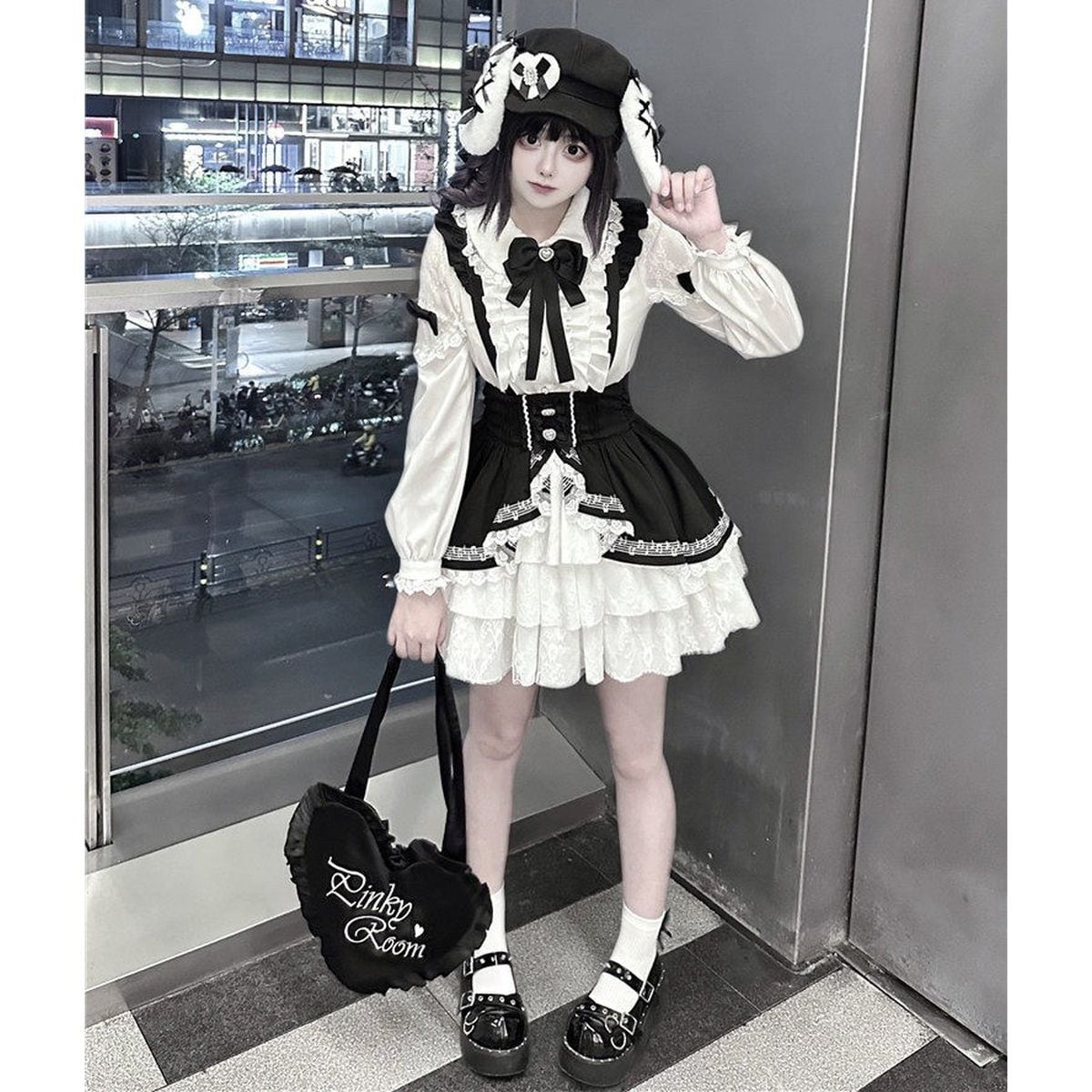 フリルのワルツ・シンフォニーティアードセット：スカート | Maiden's Rêve