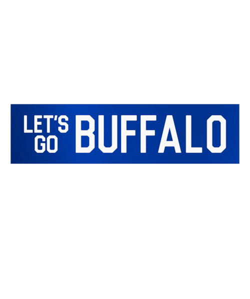 Let's Go Buffalo Bumper Sticker