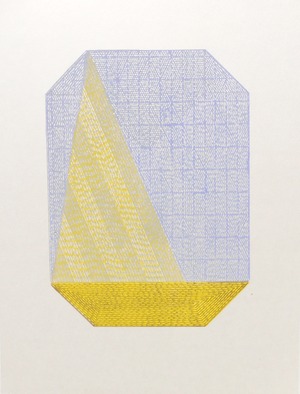 竹﨑勝代「帆船」TAKEZAKI Katsuyo 'sail' /woodcut print with frame