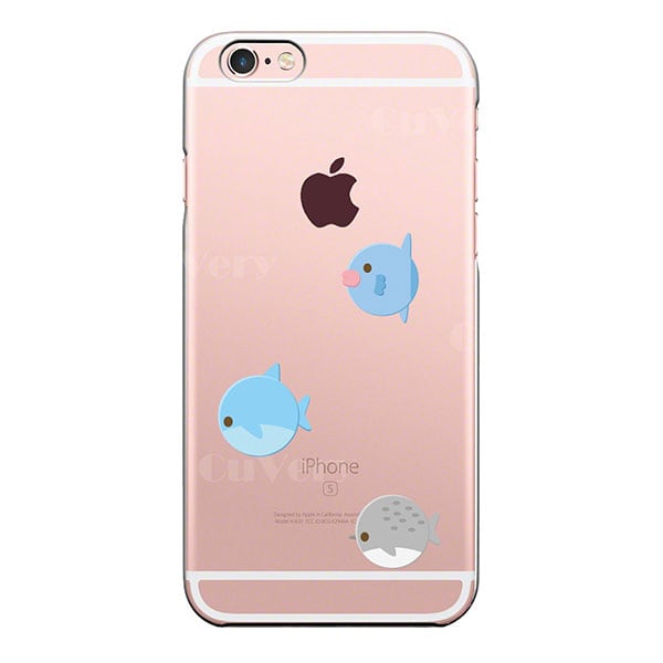 iPhone6s iPhone6 ケース ハードケース クリア ジャケット 魚 ぎょ