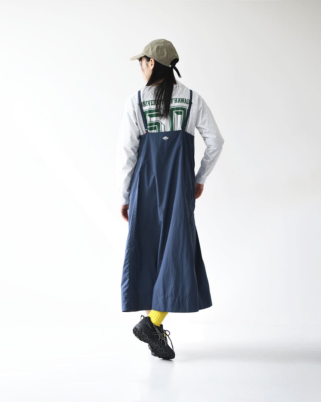 DANTON [ダントン] Women's Nylon Taffeta Camisole Dress [DT