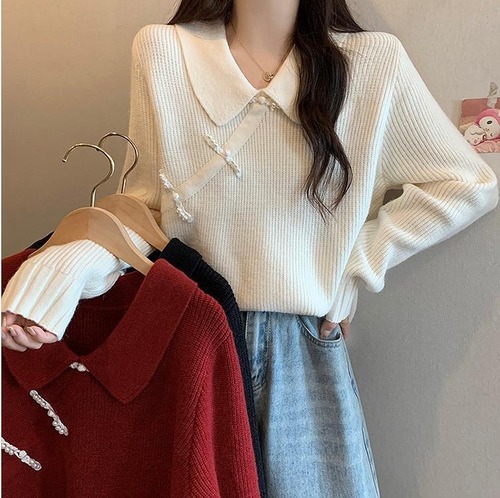 大きいサイズ レディース ニット　トップス　春 秋冬 新品 長袖