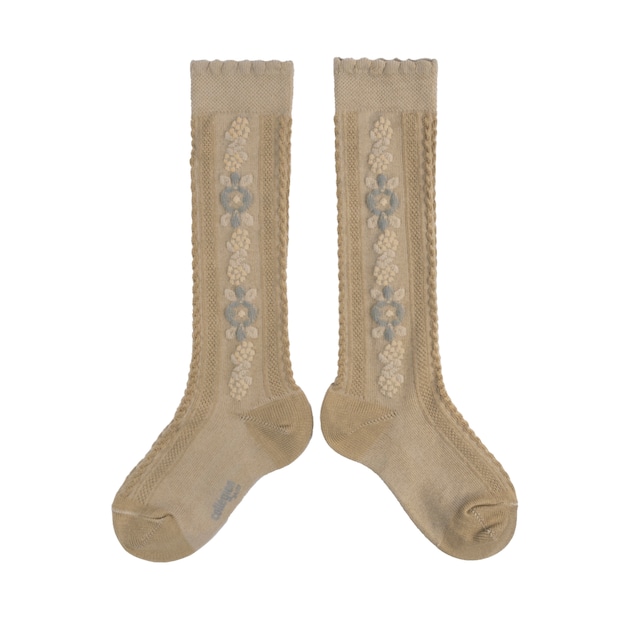 collegian - Dalia hightsocks - Petite Taupe