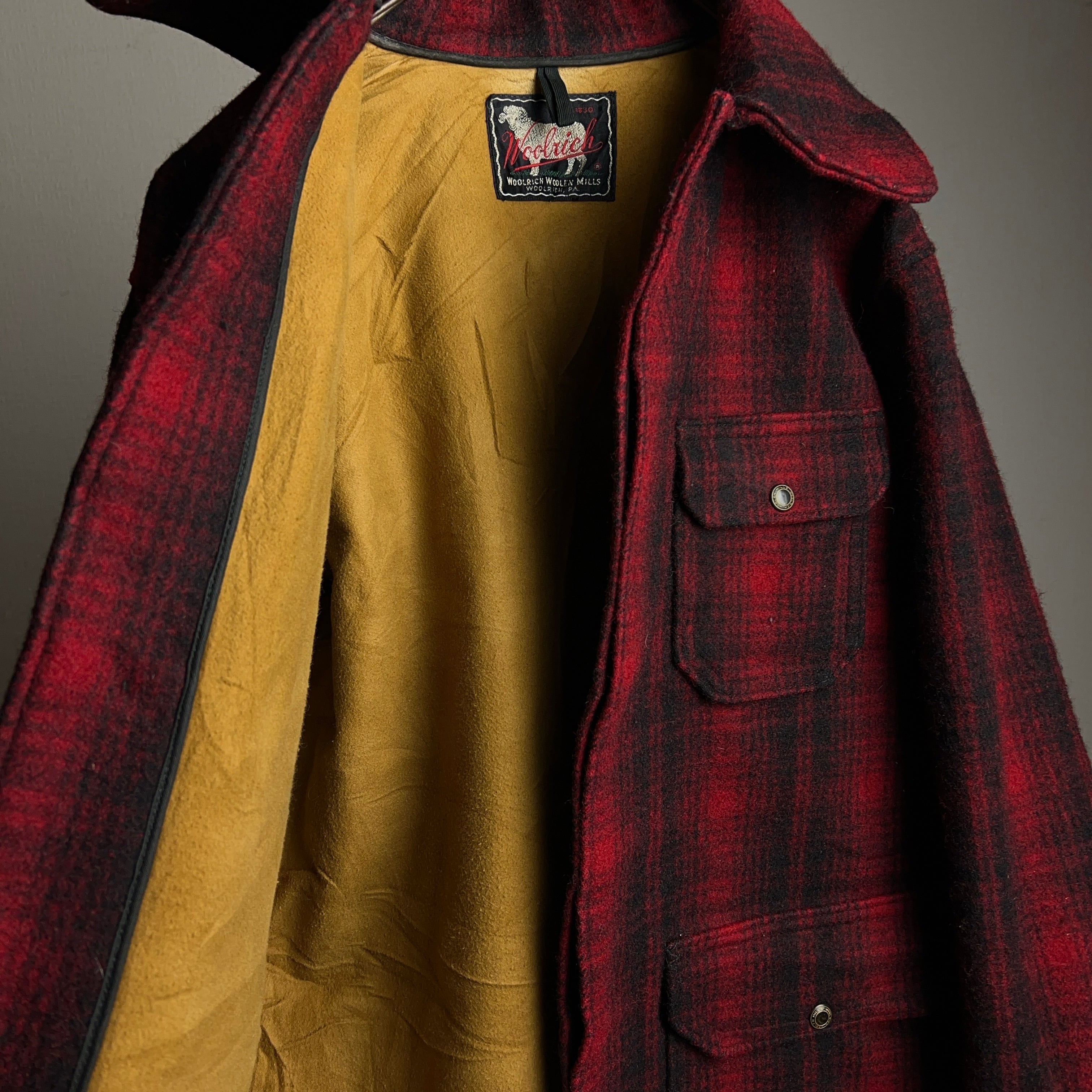 50年代 WOOLRICH ウールリッチ ウール マッキーノ ジャケット 50年代 WOOLRICH ウールリッチ ウール マッキーノ ジャケット