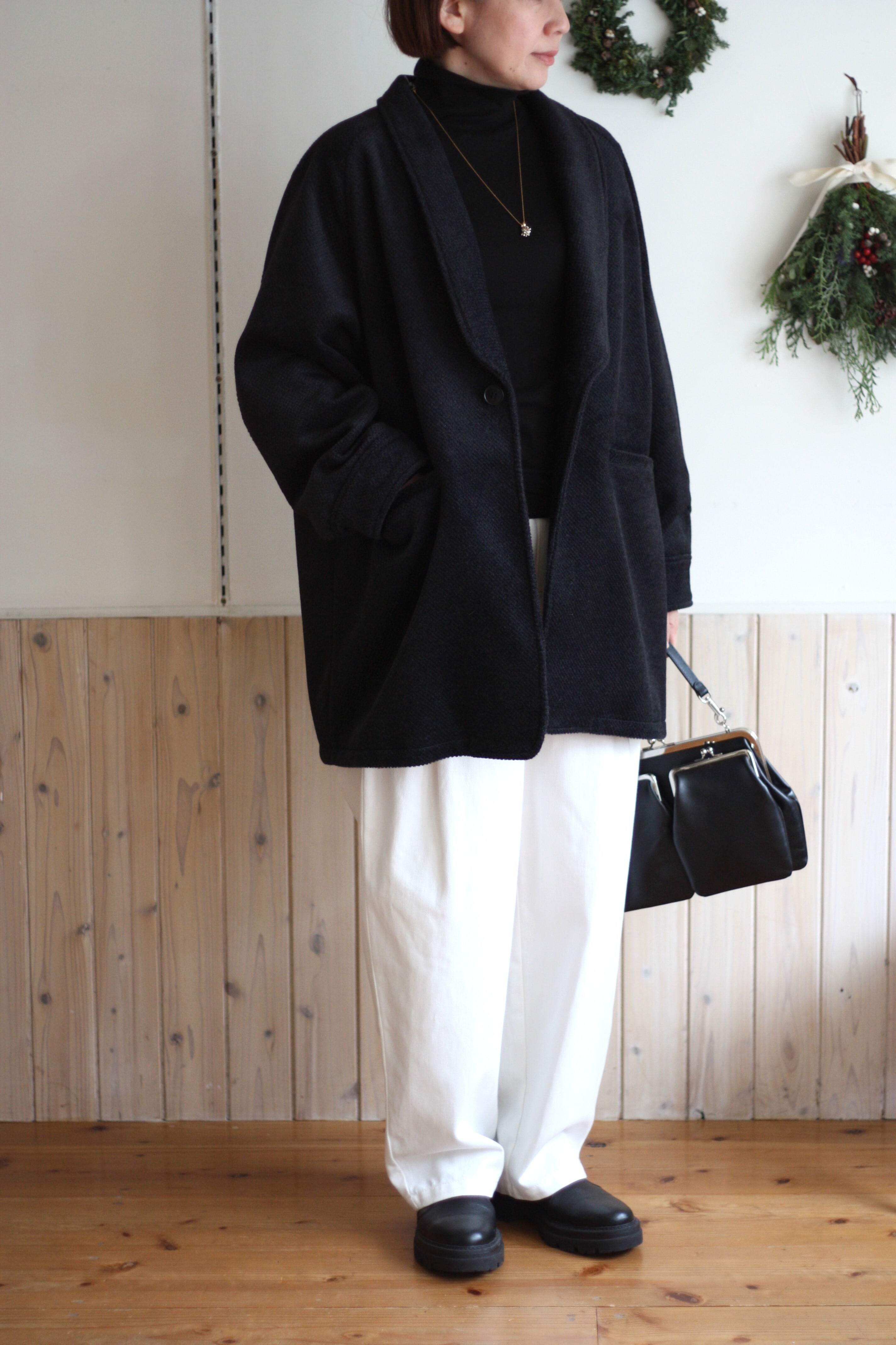 ラボレイトリー ボリュームスリーブアランニットカーディガン LABORATORY ボリュームスリーブアランニットカーディガン 2色 - toritoRu