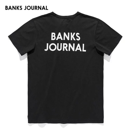 BANKS JOURNAL (バンクスジャーナル) JOURNAL Tシャツ DIRTY BLACK(ダーティーブラック) SMTS0103