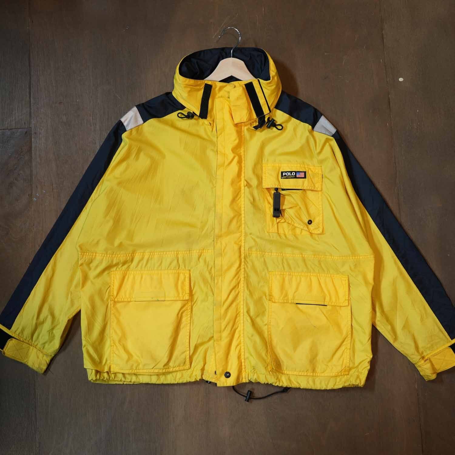 90s POLO SPORT ナイロン マウンテン ジャケット L ビッグサイズ