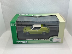 【エブロ】 1/43  日産 チェリー クーペ XI 1971 (緑 / 白) 買取品