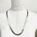 Vintage 925 Silver Snake Chain Necklace Made In Italy (Long Type)