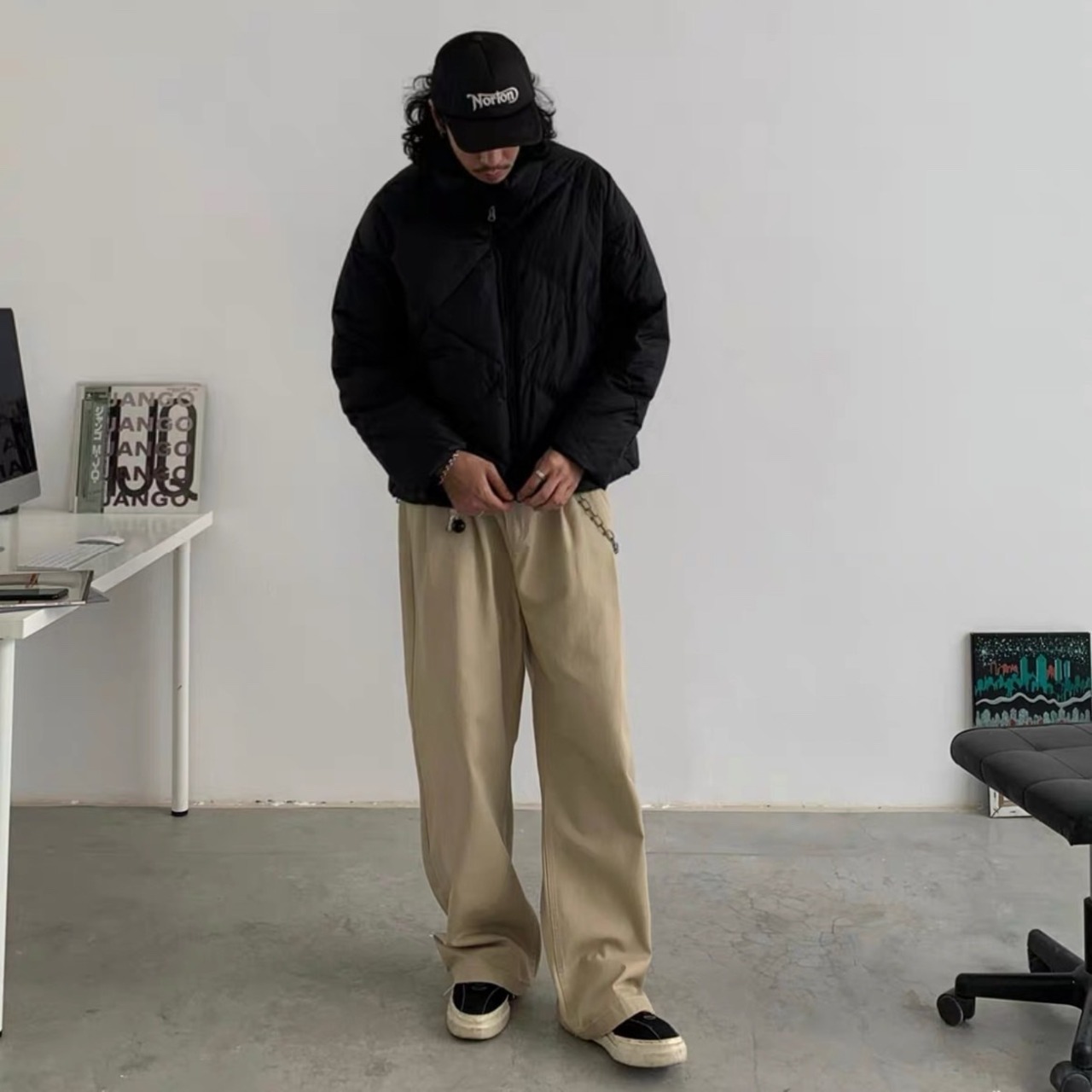 Straight wide pants 0132 - 4