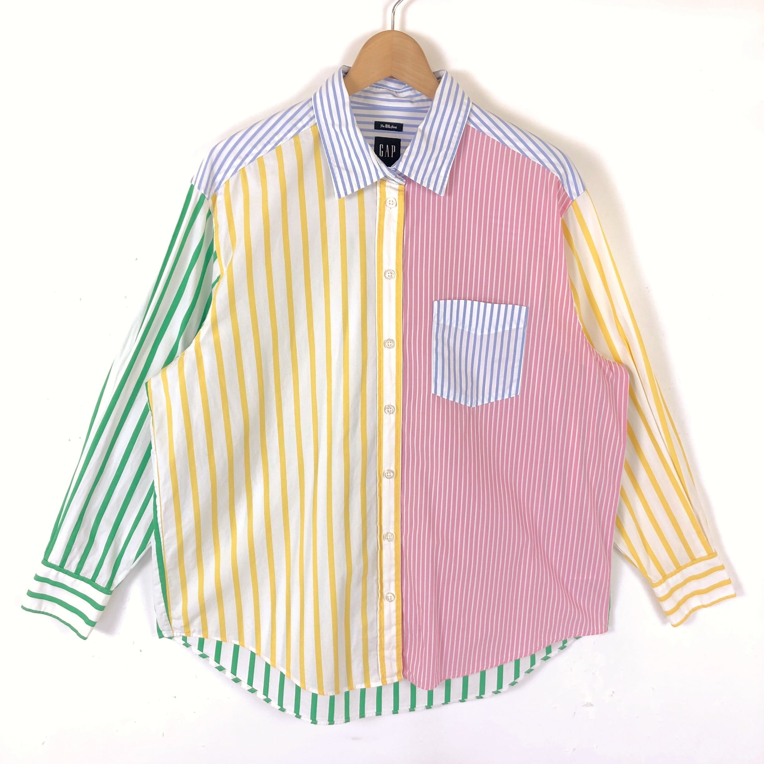 90s ギャップ GAP シャツ ストライプ the BIG shirts オールドタグ ...