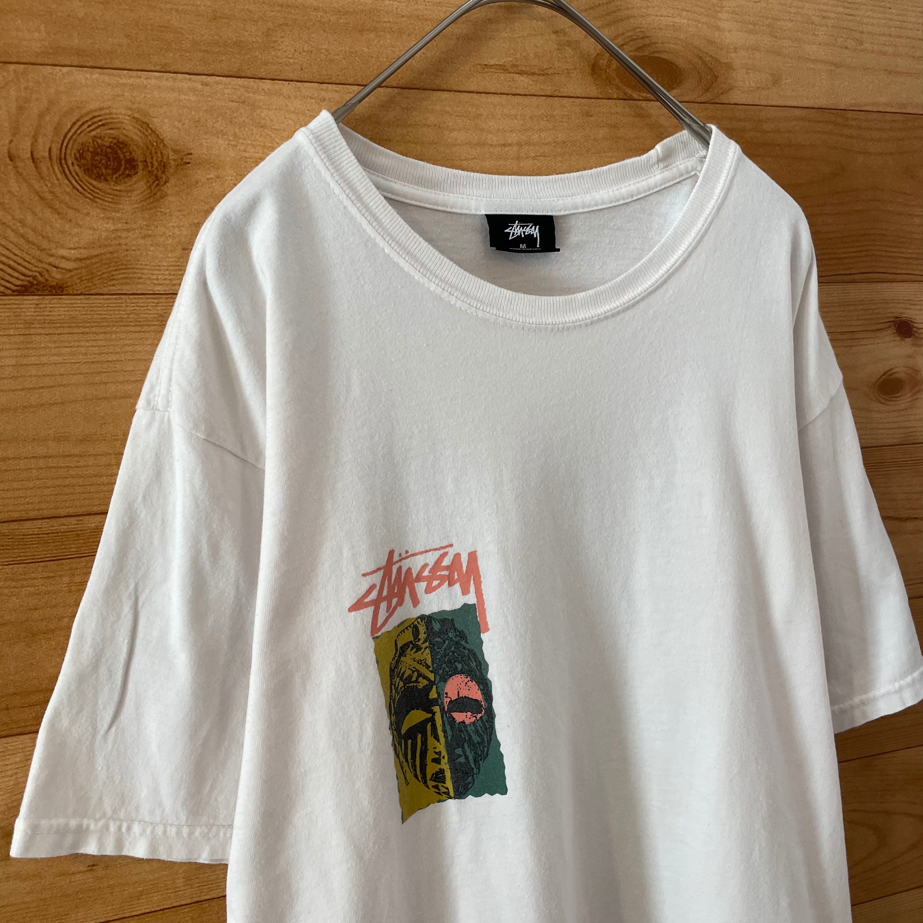 STUSSY】ワンポイント バックプリント 半袖 Tシャツ ストックロゴ 