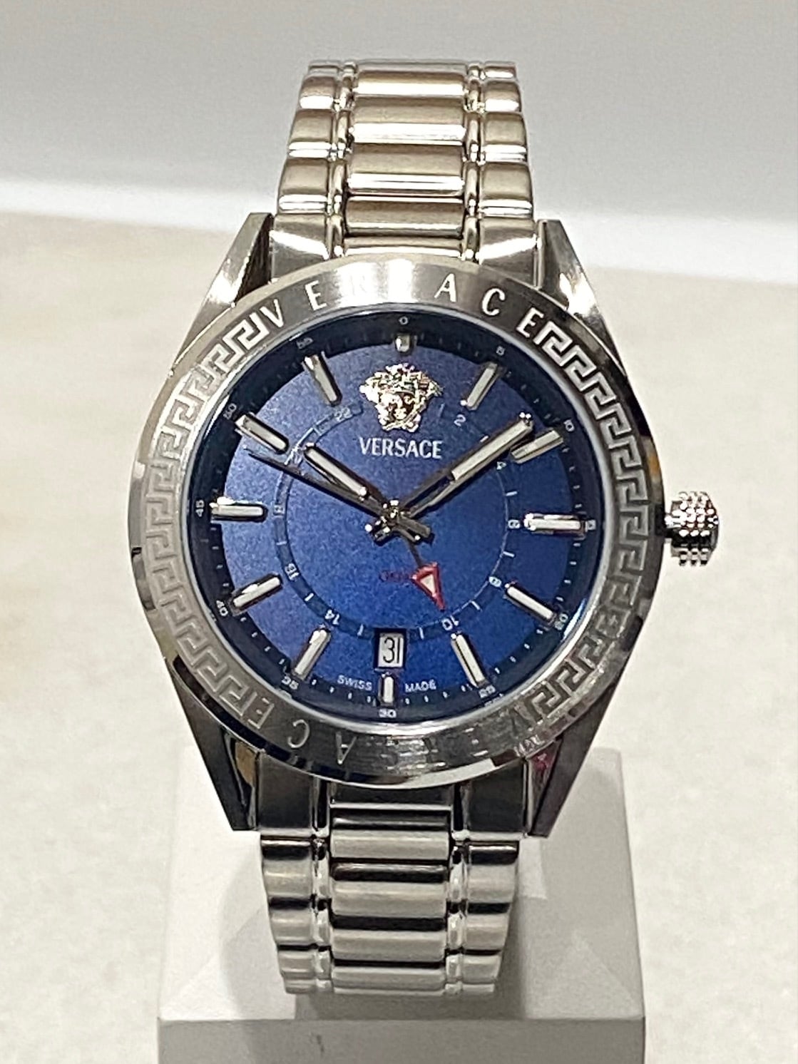 VERSACE ヴェルサーチェ メンズ 腕時計 VEAFA0424 V コード V-CODE