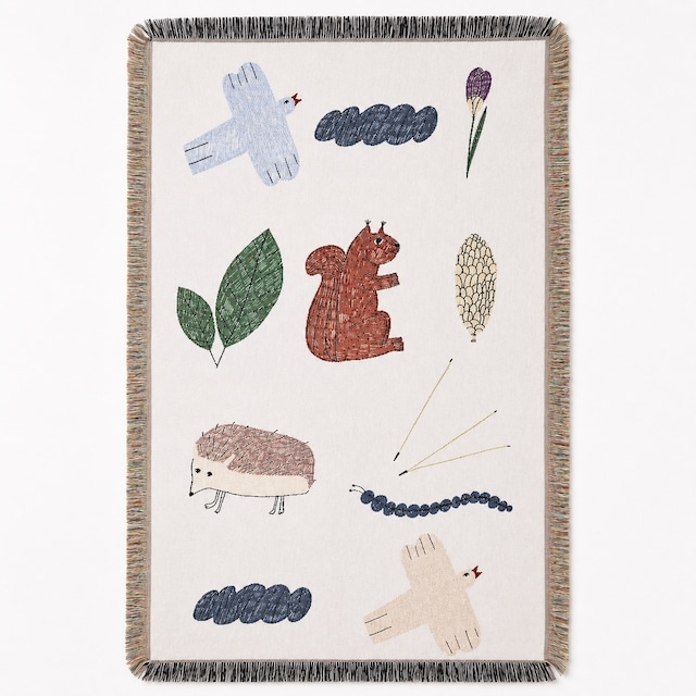 【 OLYA 】 Tapestry rug  / Animals