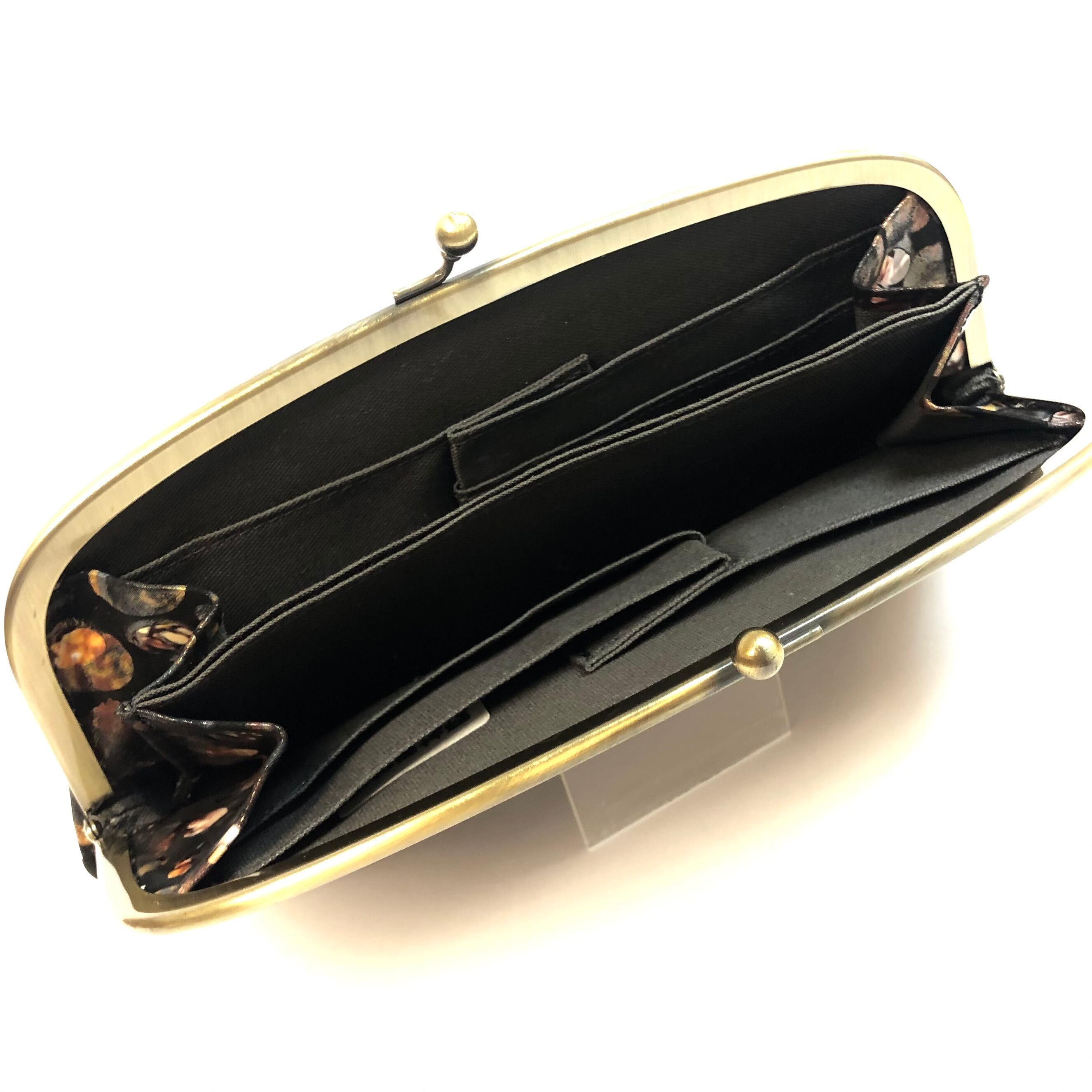 GAM09】スマホが入るがま口財布(ヌバックレザー) | 野村製作所