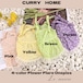 予約【№B00099】CURRY HOME 春夏 4-color Flower Flare Onepies