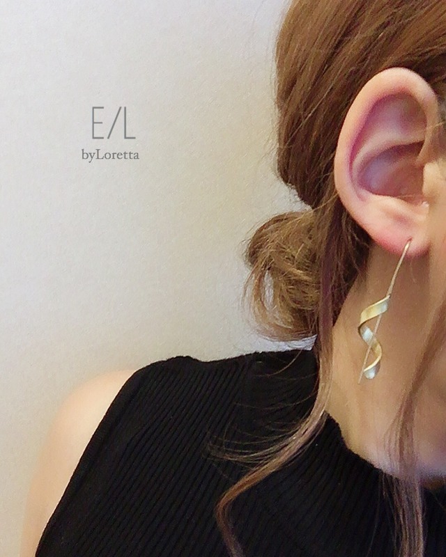 真鍮Spiral pierce　0005