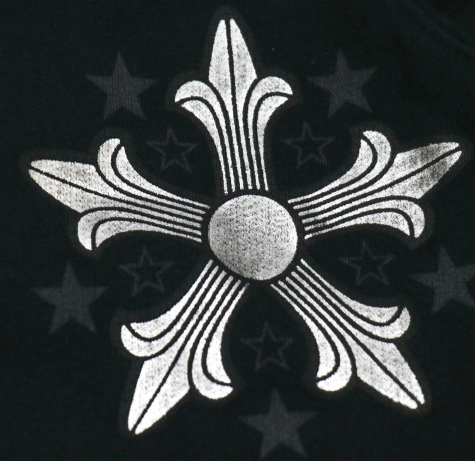 CHROME HEARTS クロムハーツ スタープリント パーカー スクロール
