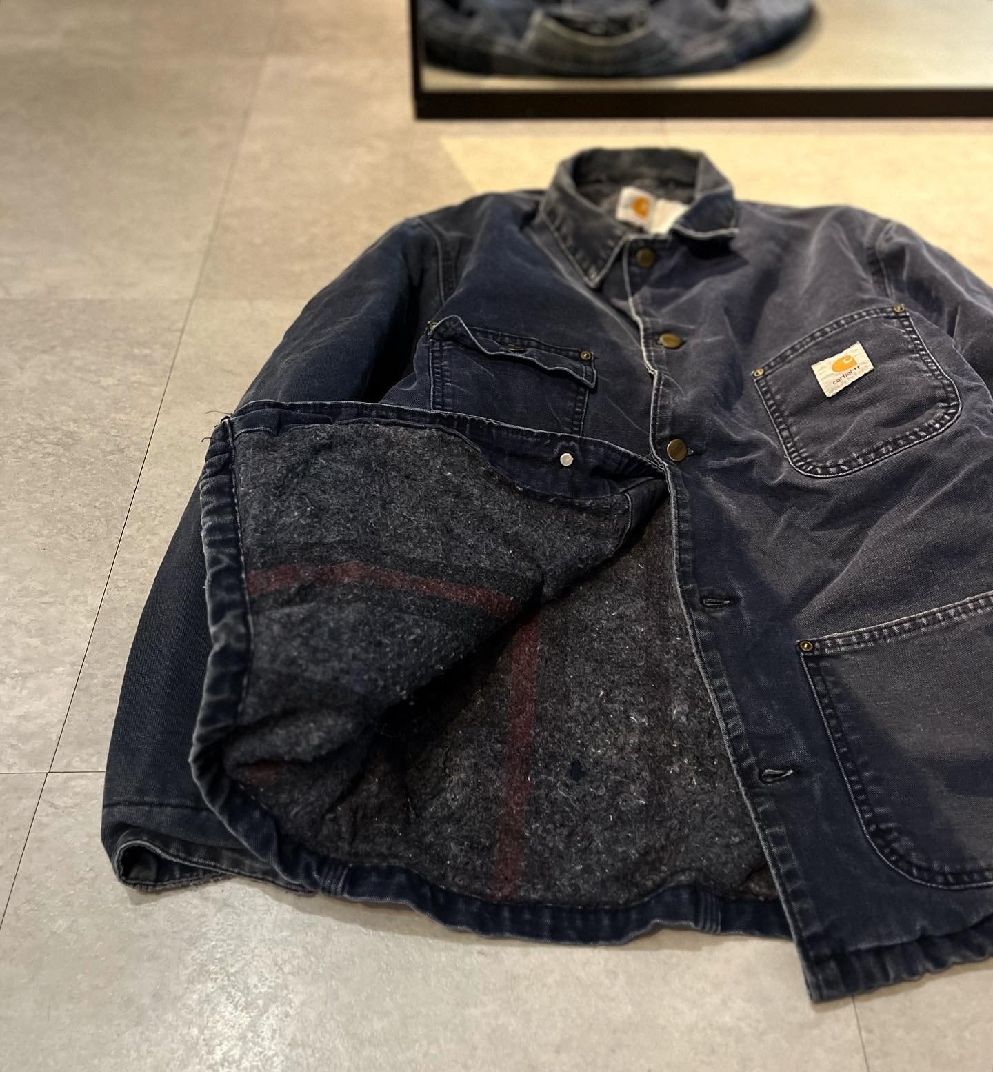 カーハート Carhartt ミシガンチョアコート ダック地ワークジャケット メンズL /eaa315153