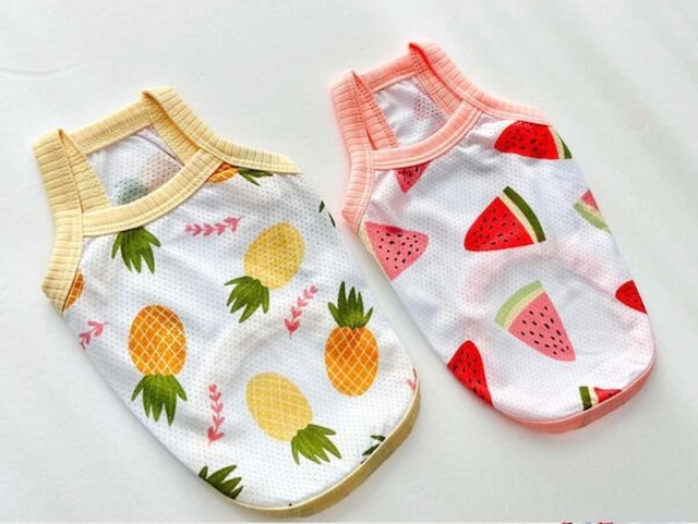 【ZOOBICO】Cooling Ice Mesh Sleeveless(yellow/pink)