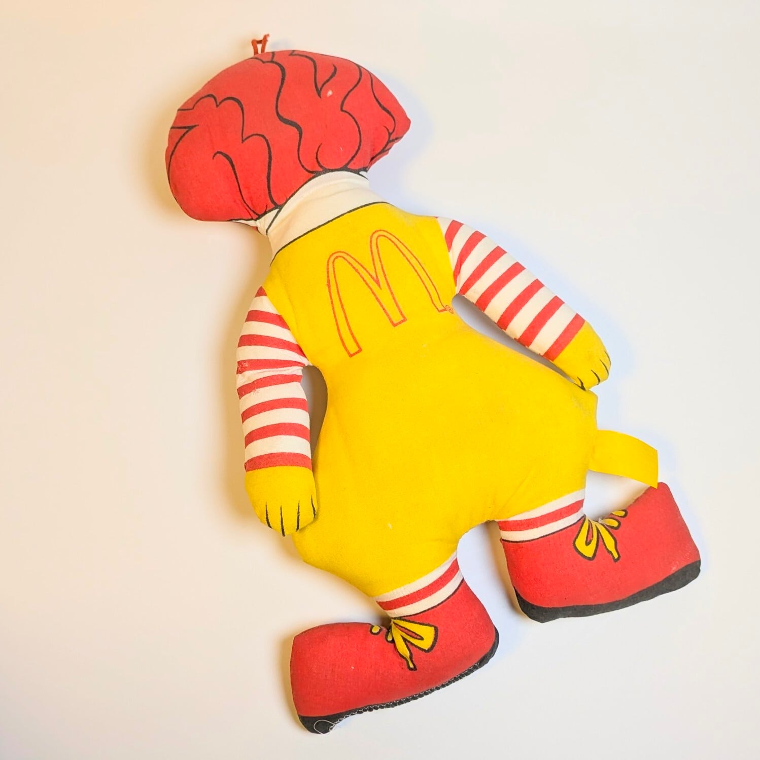 ☆VINTAGE 80'☆【 McDonald's( マクドナルド ) 】 『 Ronald McDonald / ロナルド・マクドナルド 』ラグドール / ピロードール / ぬいぐるみ 〚アメリカン雑貨 アメトイ〛