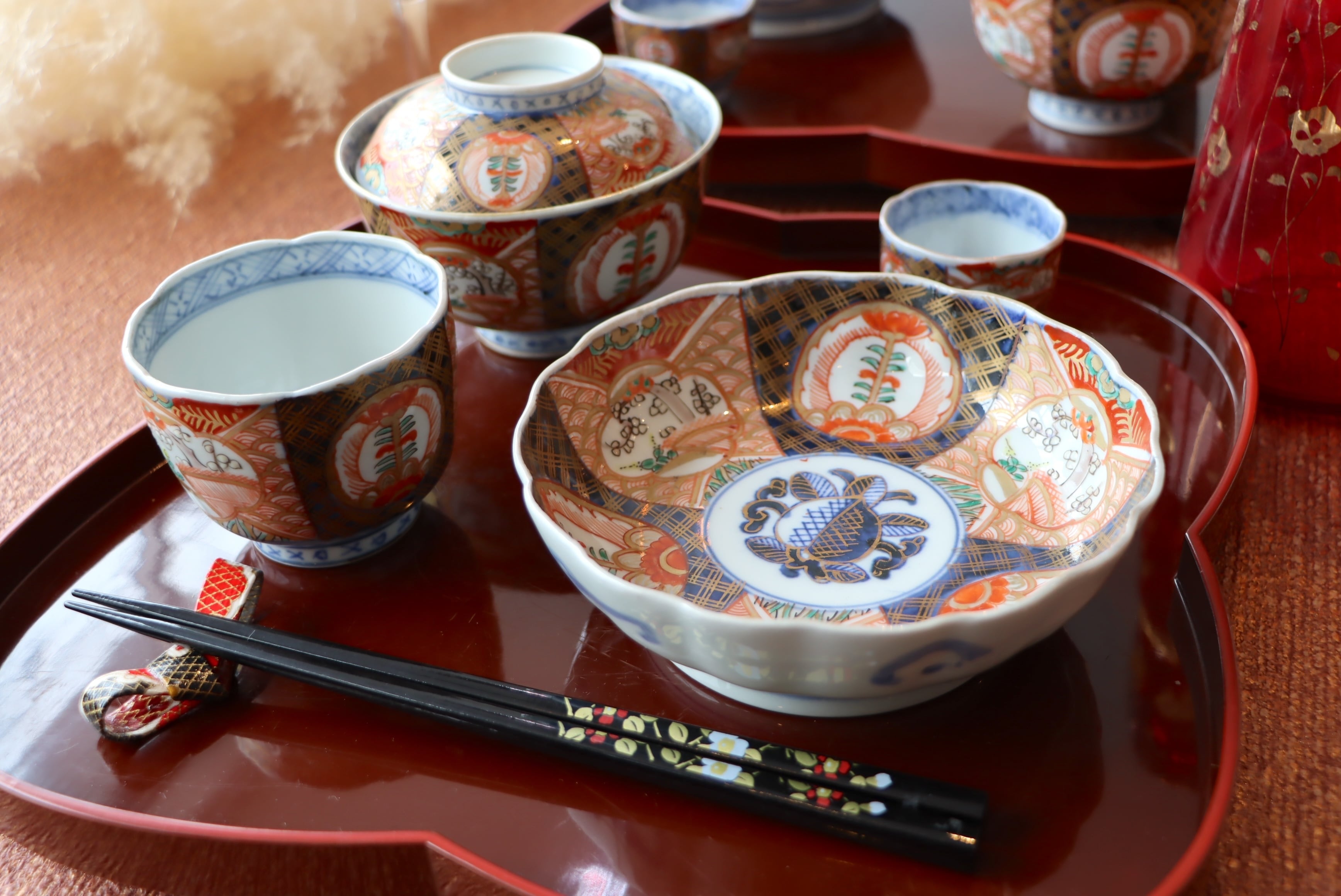 膾皿 伊万里焼 色絵 桃手 通りもの | (有)新原美術