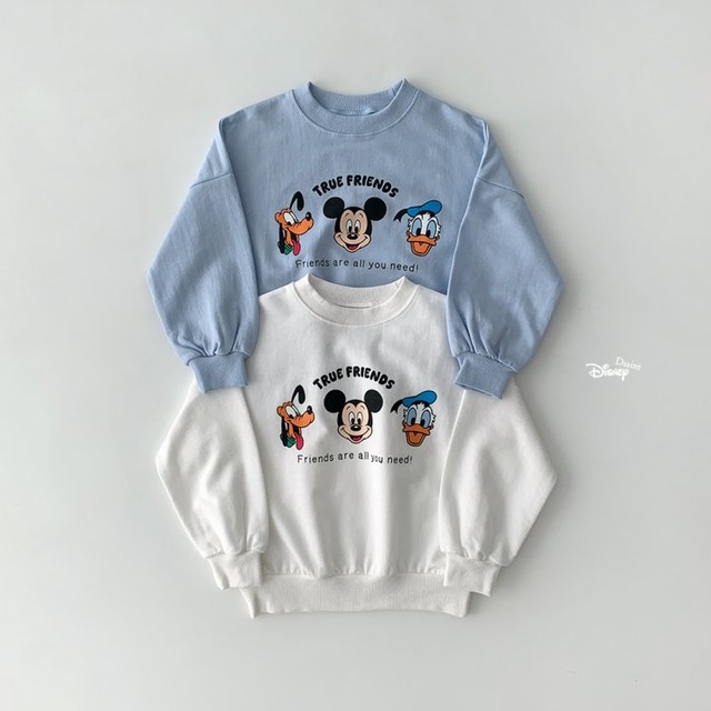 【取寄】dsaint｜true friends sweatshirt｜トゥルーフレンズスウェット｜5-17｜kids&jr｜26 spring