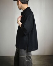 MAYKAM - LINENCROSS BIG SKIPPER POLO : black