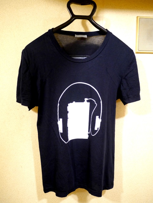レア◆DiorHomme ディオールオム 半袖カットソー Tシャツ 黒◆