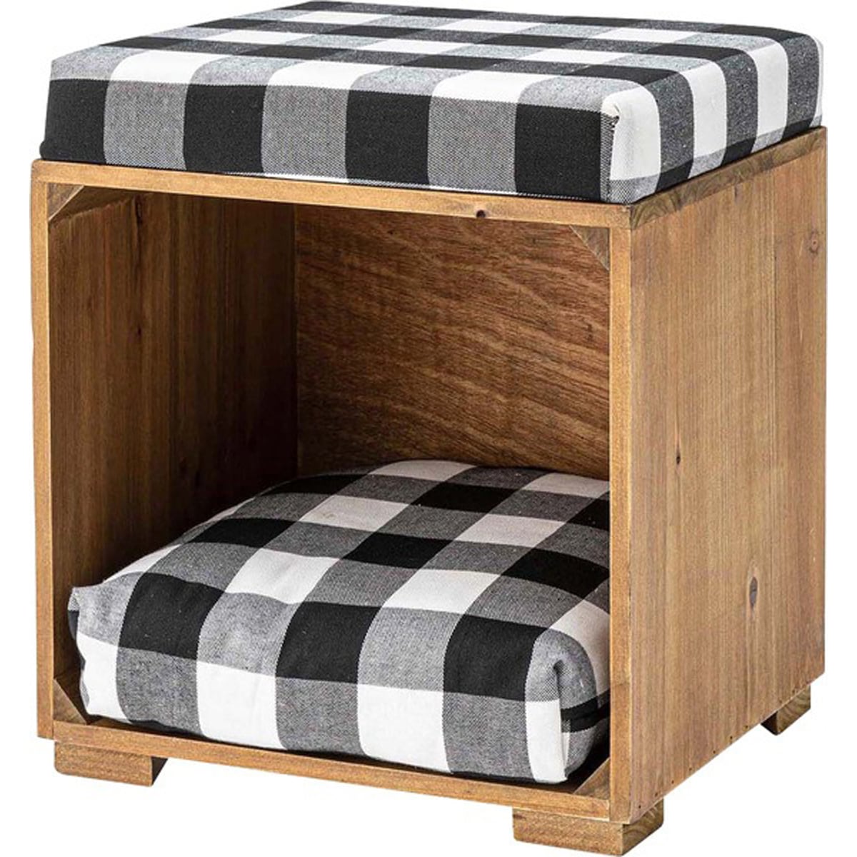 ペットスツール 天然木 杉 積層合板 水性ラッカー塗装 ポリエステル コットン