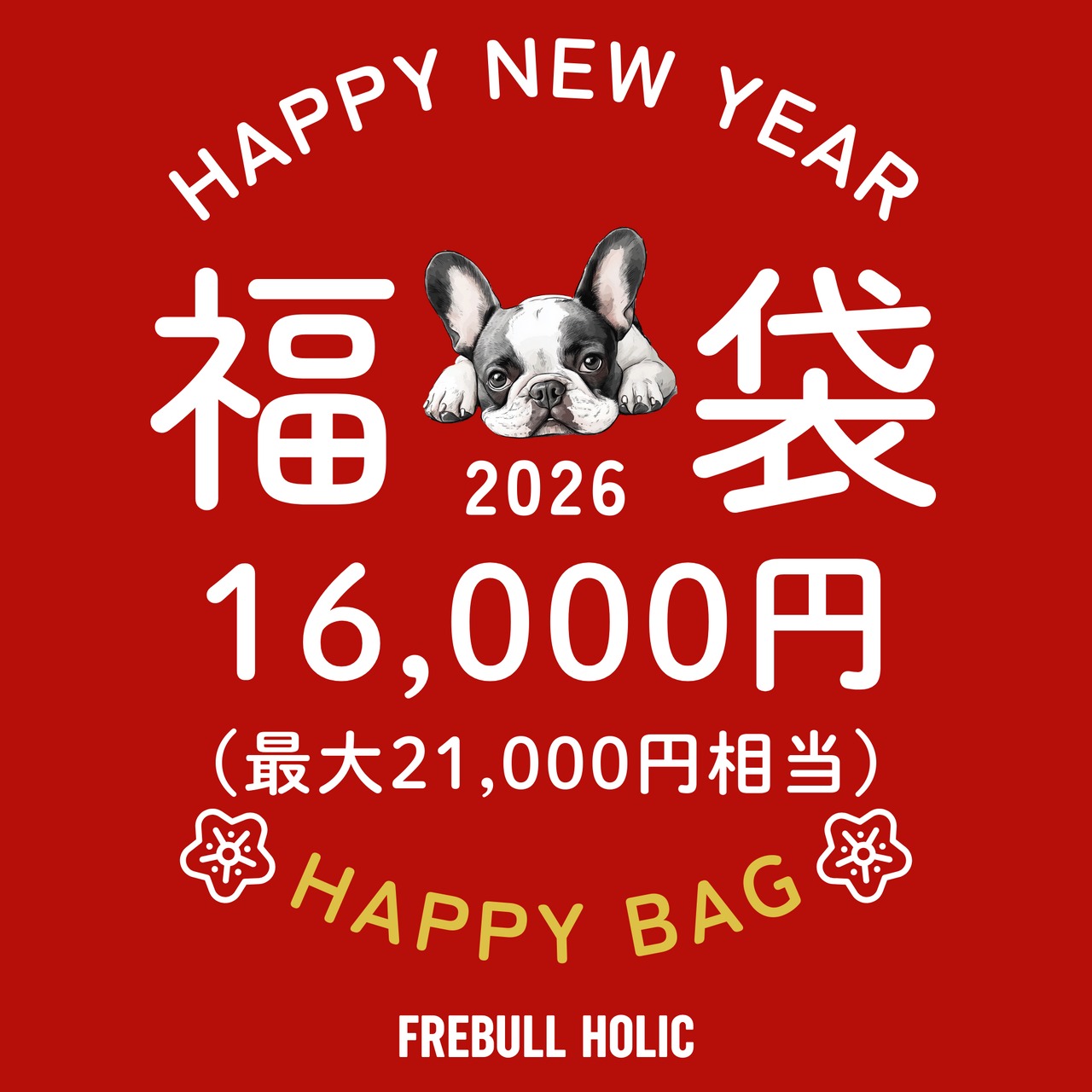 【予約販売】豪華5点入り HAPPY BAG 2026 福袋 1/15より順次発送