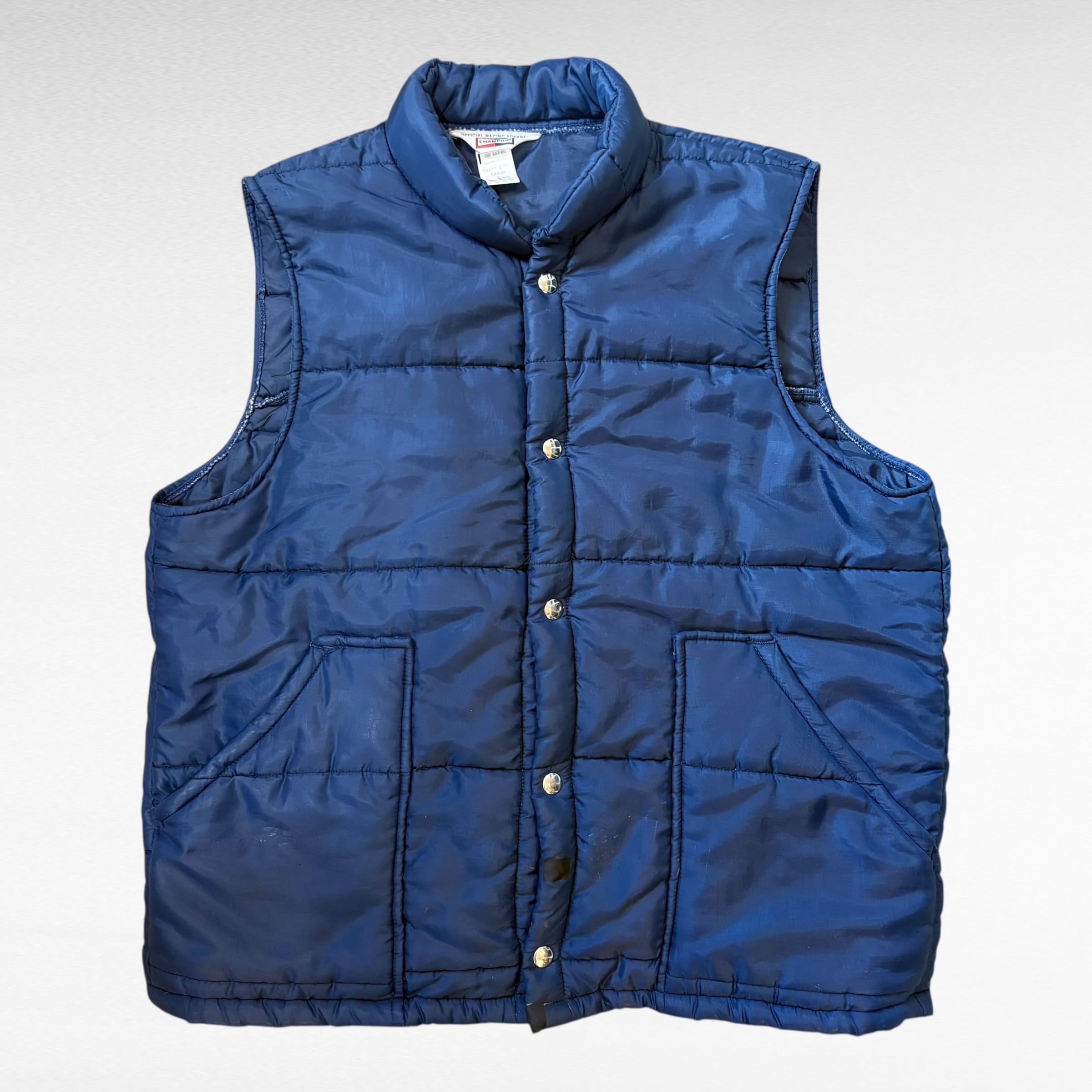70s CHAMPION SPARK PLUG nylon racing vest | 仙台 古着屋 ShuShuBell