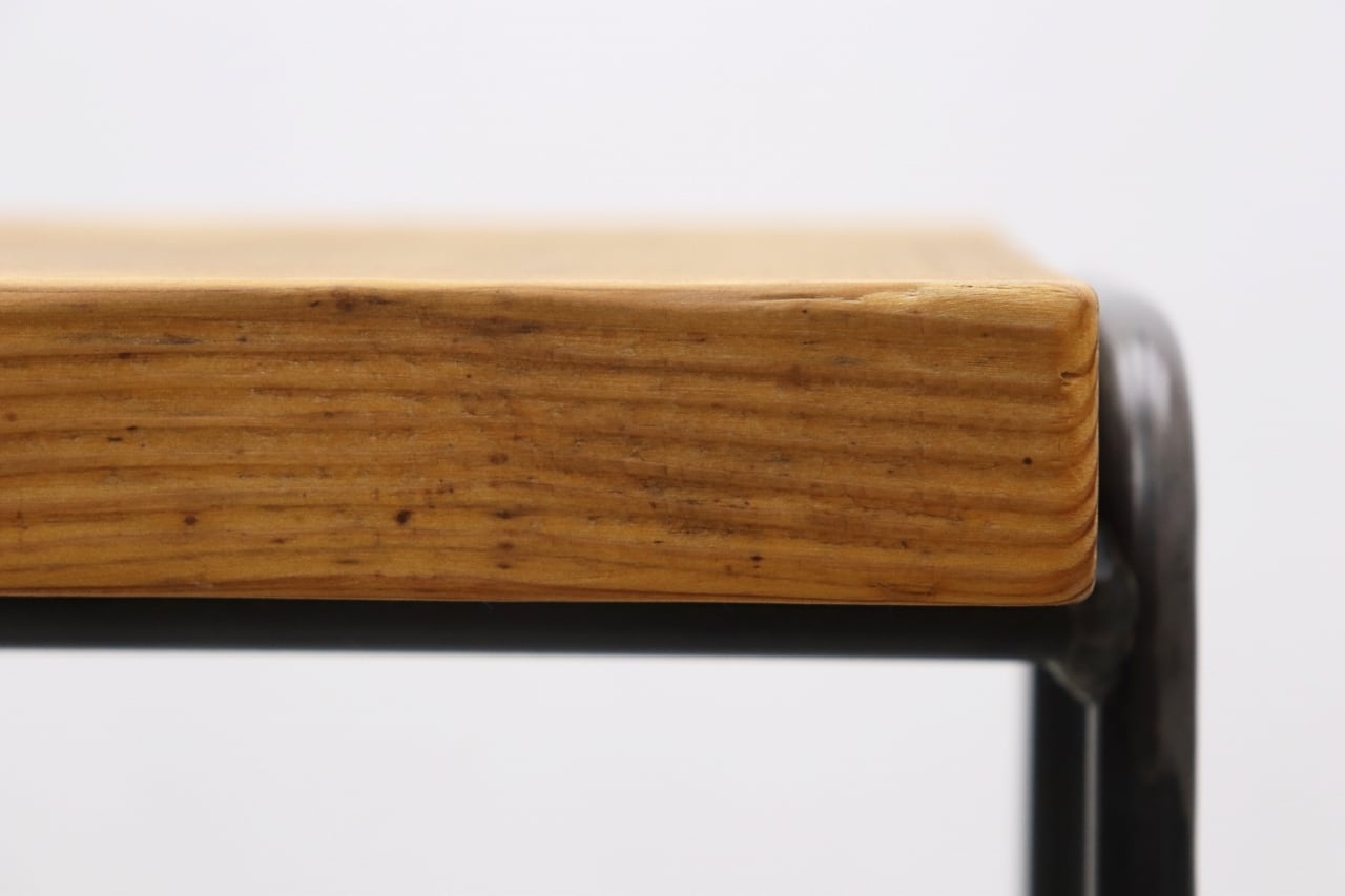 沼津店】杉山製作所 FACT H STOOL ファクト Hスツール 無垢材 アイアン