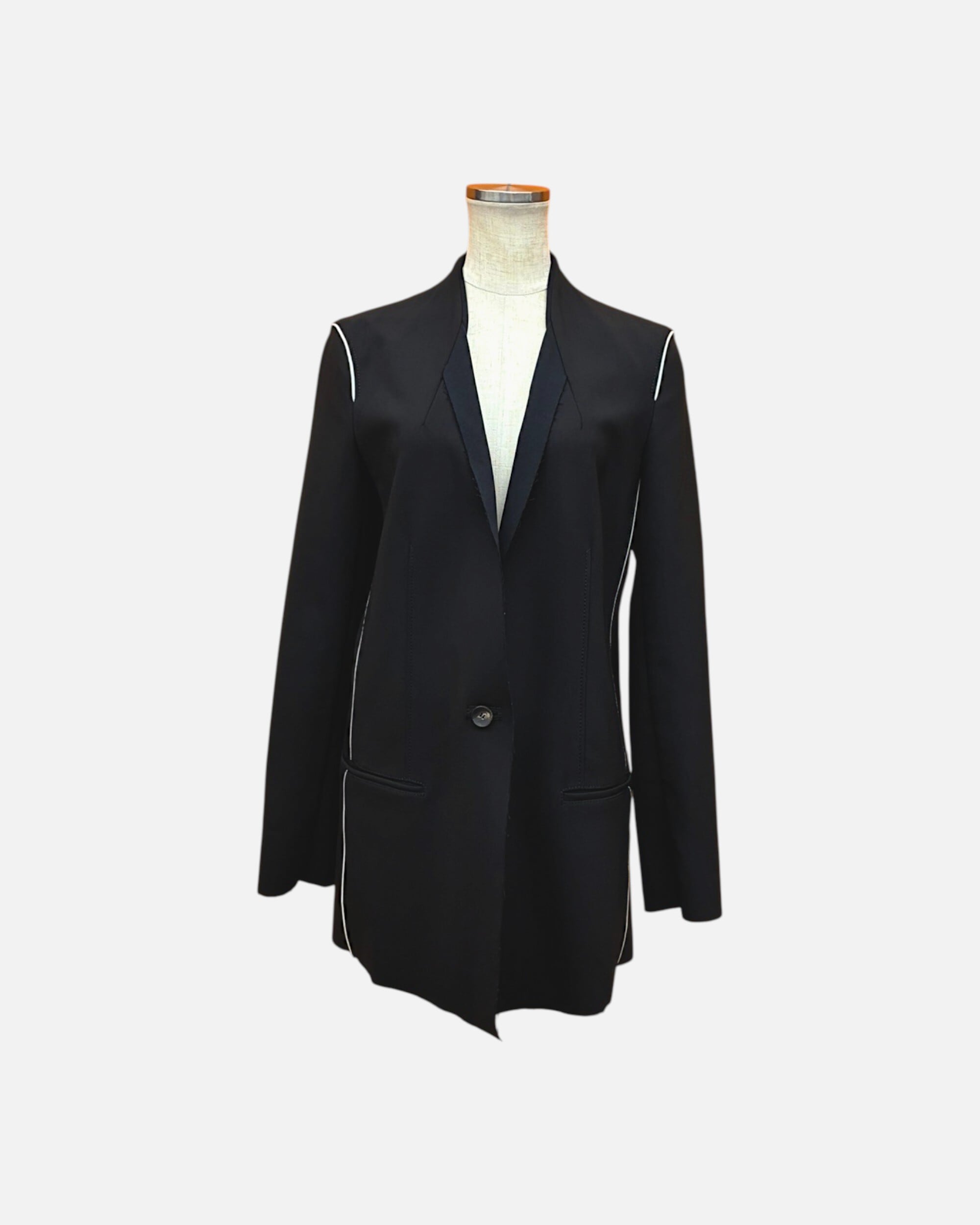 2010's HELMUT LANG wool jersey blazer