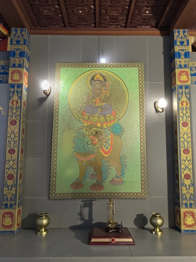 守り本尊 文殊菩薩セット【水晶守り絵・お守り本尊カード・お守り本尊シール】 卯年・3月生まれ