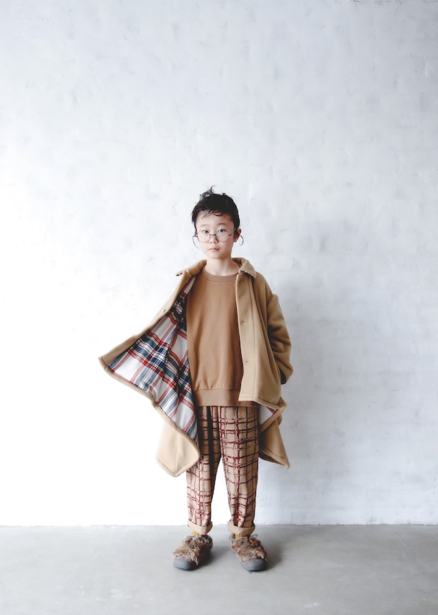 【23AW】ミチリコ(michirico) Back check coat ベージュ【L・XL】コート