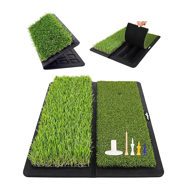 GolfStyle ゴルフマット 35mm ラフ芝 ゴルフ 練習 マット 100