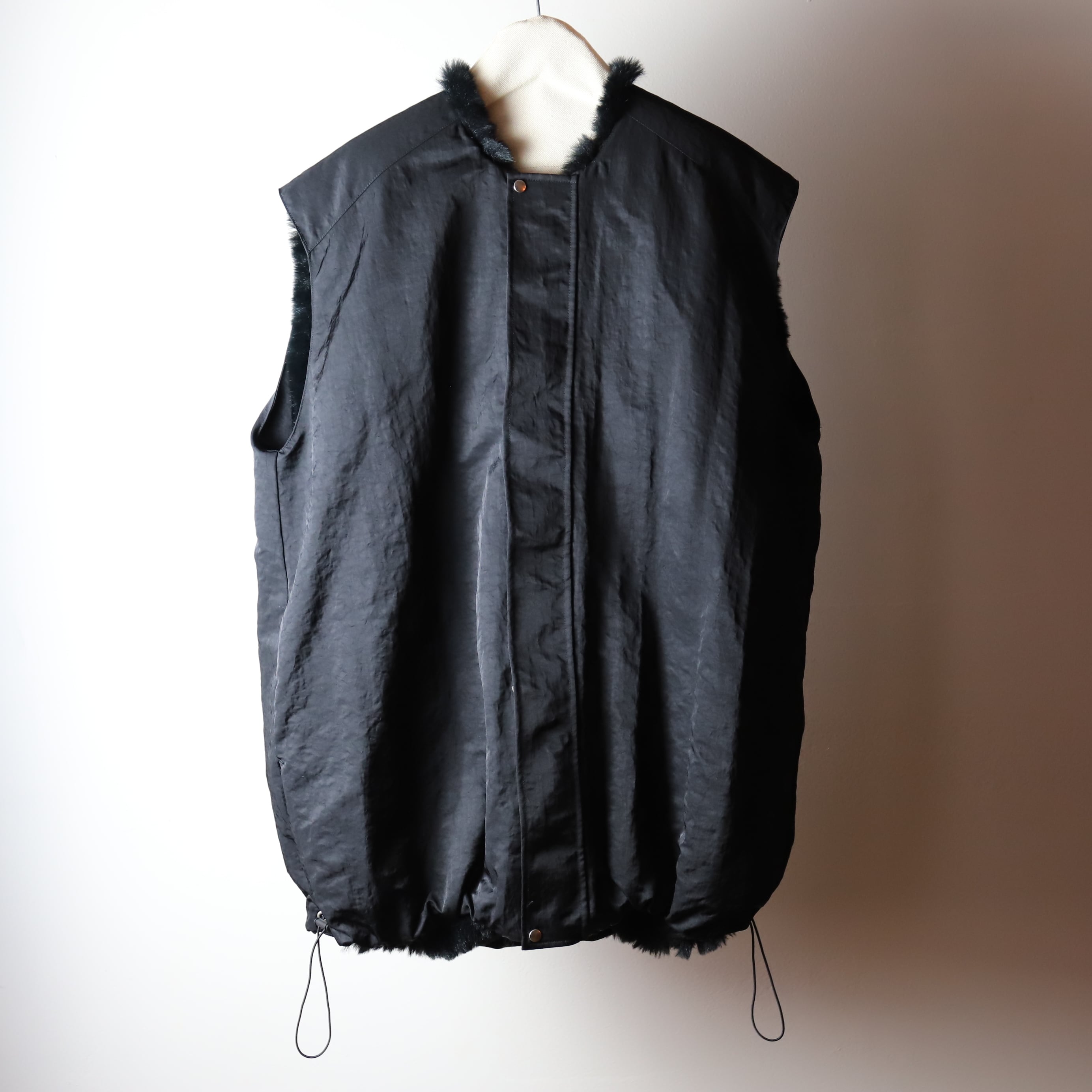ALWEL　REVERSIBLE　SLEEVELESS JACKET ALWEL / REVERSIBLE SLEEVELESS JACKET / BLACK | TIBETAN MARKET