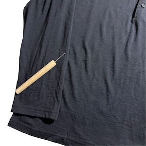 vintage GIANNI VERSACE black knit polo