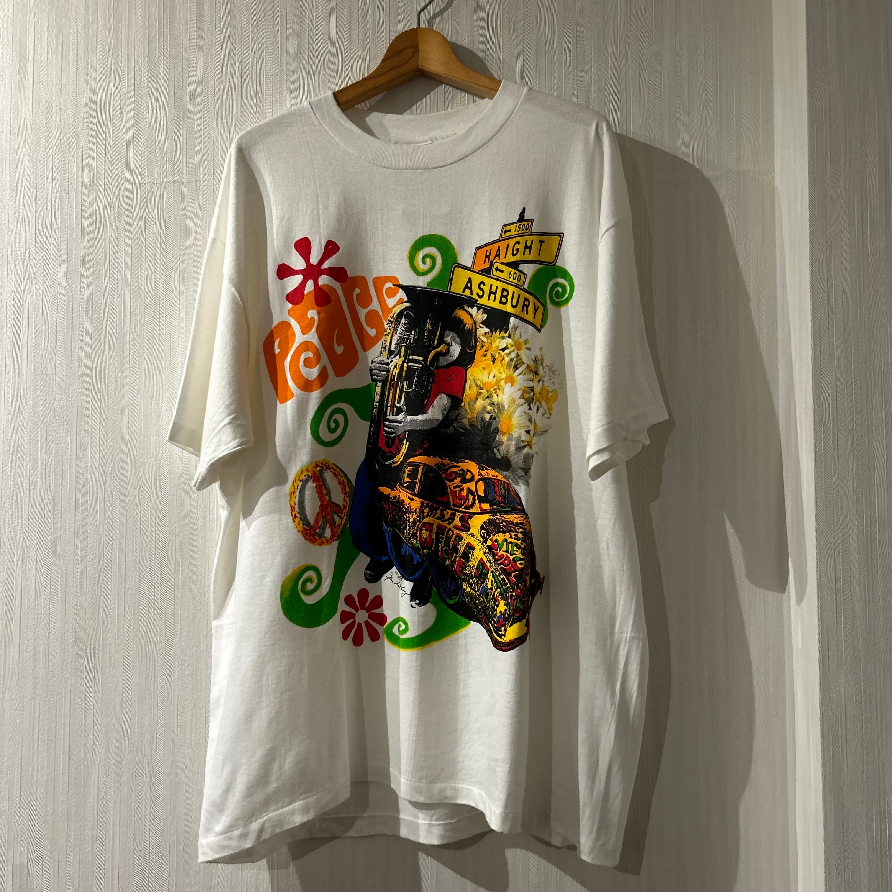 "DEAD STOCK“ 1995s Haight Ashbury art T-shirt