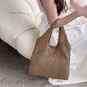 トートバッグ ニット 折りたたみ レディース 韓国 バッグ A4 大容量 通勤 通学 大人 カジュアル おしゃれ エコバッグ 編みバッグ サブバッグ 大きめ 軽量 大人可愛い 大人女子