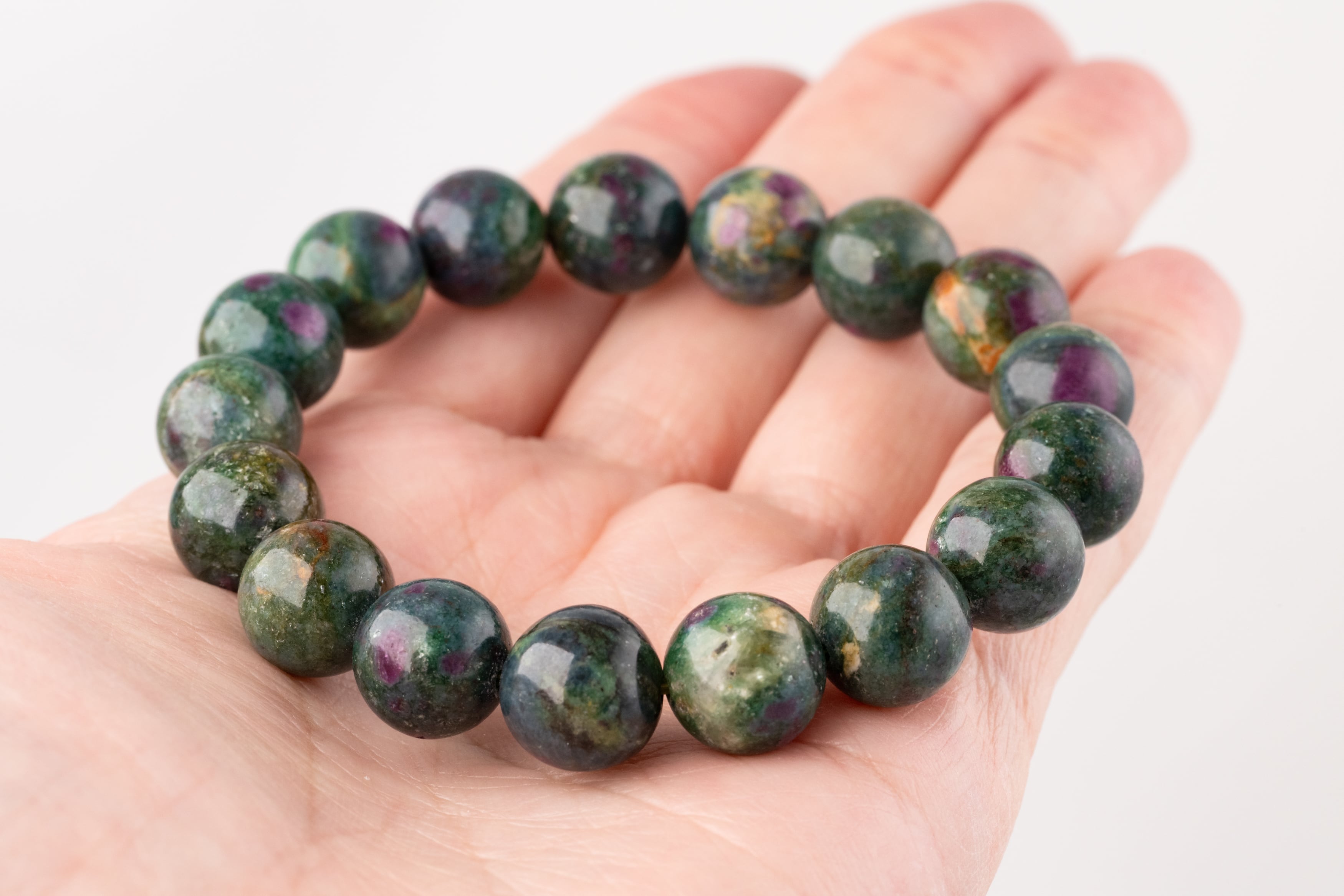 ◇一点物◇ルビーインフックサイト 11.5mmブレスレット | 天然石専門店