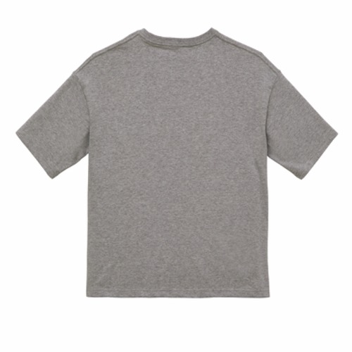 【ビッグシルエット 5.6oz】 PRIORITY SURF® ひまわり Tシャツ 真ん中 ペアTシャツ ミックスグレーの商品画像2