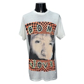 【BON JOVI】ボン・ジョヴィ "ROCKS THE EARTH TOUR" 1989年コピーライト 80's Vintage Tシャツ