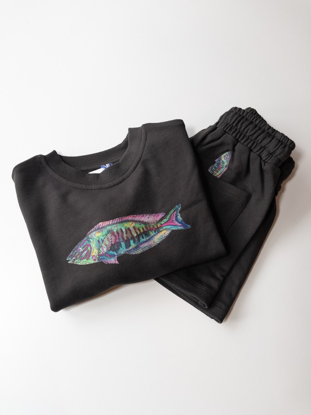 《即納》GROWN/ Parrot Fish Shorts - Ash