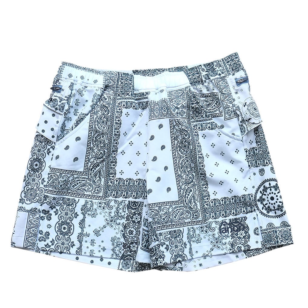 ranor(ラナー) BANDANA MIDDLE SHORTS 【restock】 WHITE | play field mountain