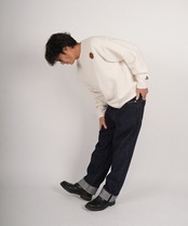 SUN＆MOON EMBROIDERY CREW KNIT［HSK001］